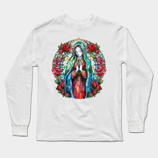 Glassart La Virgen de Guadalupe Long Sleeve T-Shirt